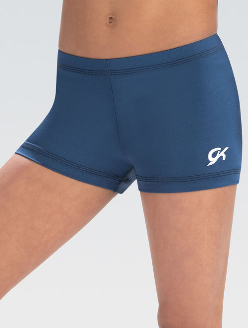 Nylon/Spandex Mini Workout Shorts