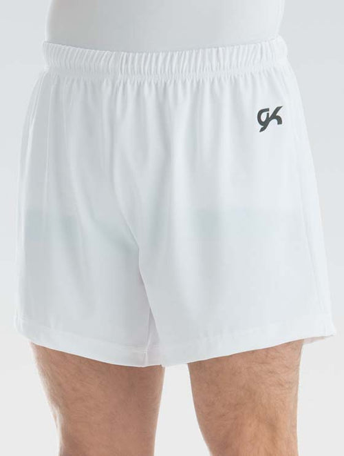 Men's Nylon/Spandex Long Gymnastics Shorts | GK Elite
