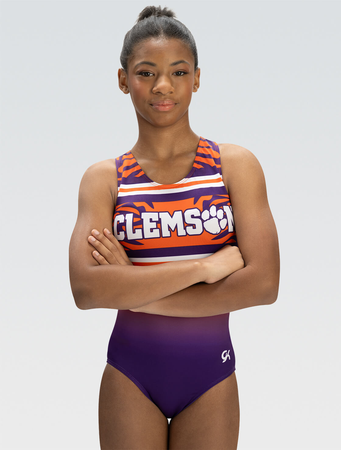 Clemson University Tiger Tank Leotard | GK Elite