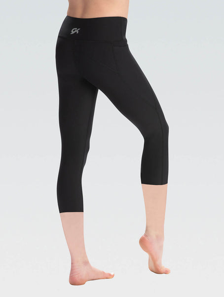 High-Waisted Bonded Capris GK Elite - Main Image