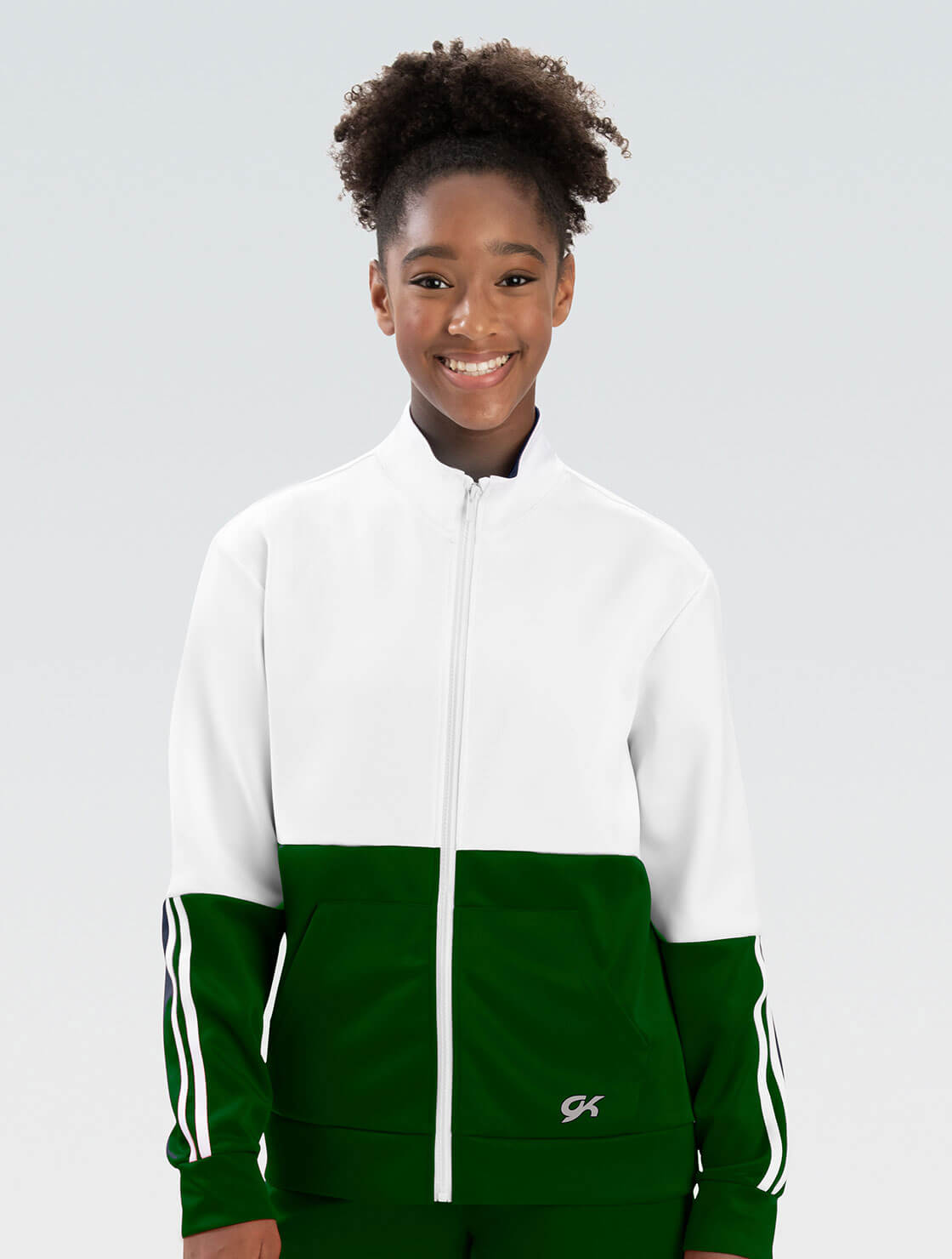 ジャケット・アウター COLOR BLOCK SEPARATE PRACTICE JACKET wuj03g-gymnastics-dark-green-