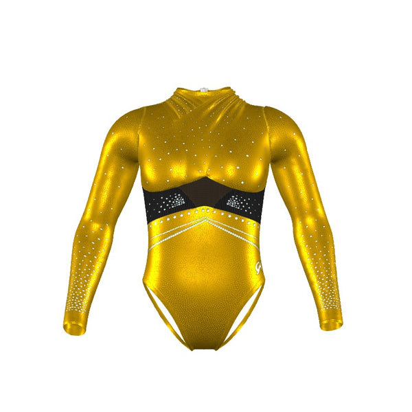 High Wrapped Ruched Competition Leotards GK GK Elite Sportswear