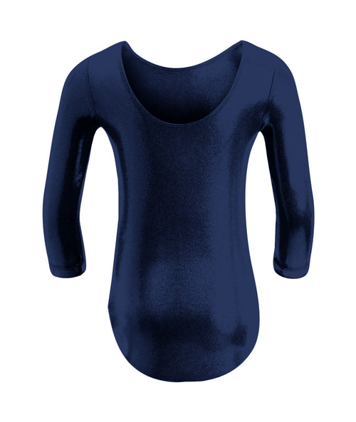 Imperial Purple 3/4 Sleeve Competition Leotard