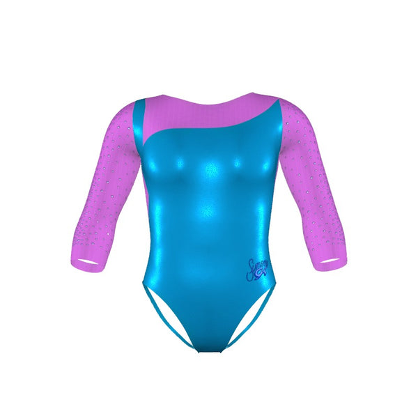 Simone Biles Golden Goddess Long Sleeve Leotard GK Elite Sportswear