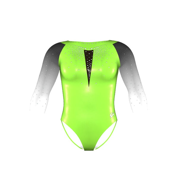 Dazzled Long Sleeve Leotards GK GK Elite Sportswear